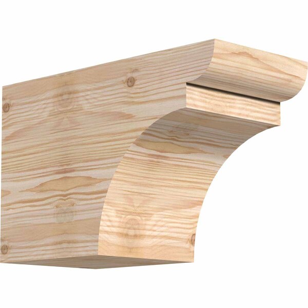 Ekena Millwork Yorktown Smooth Rafter Tail, Douglas Fir, 5 1/2"W x 8"H x 12"L RFT06X08X12YOR00SDF - main